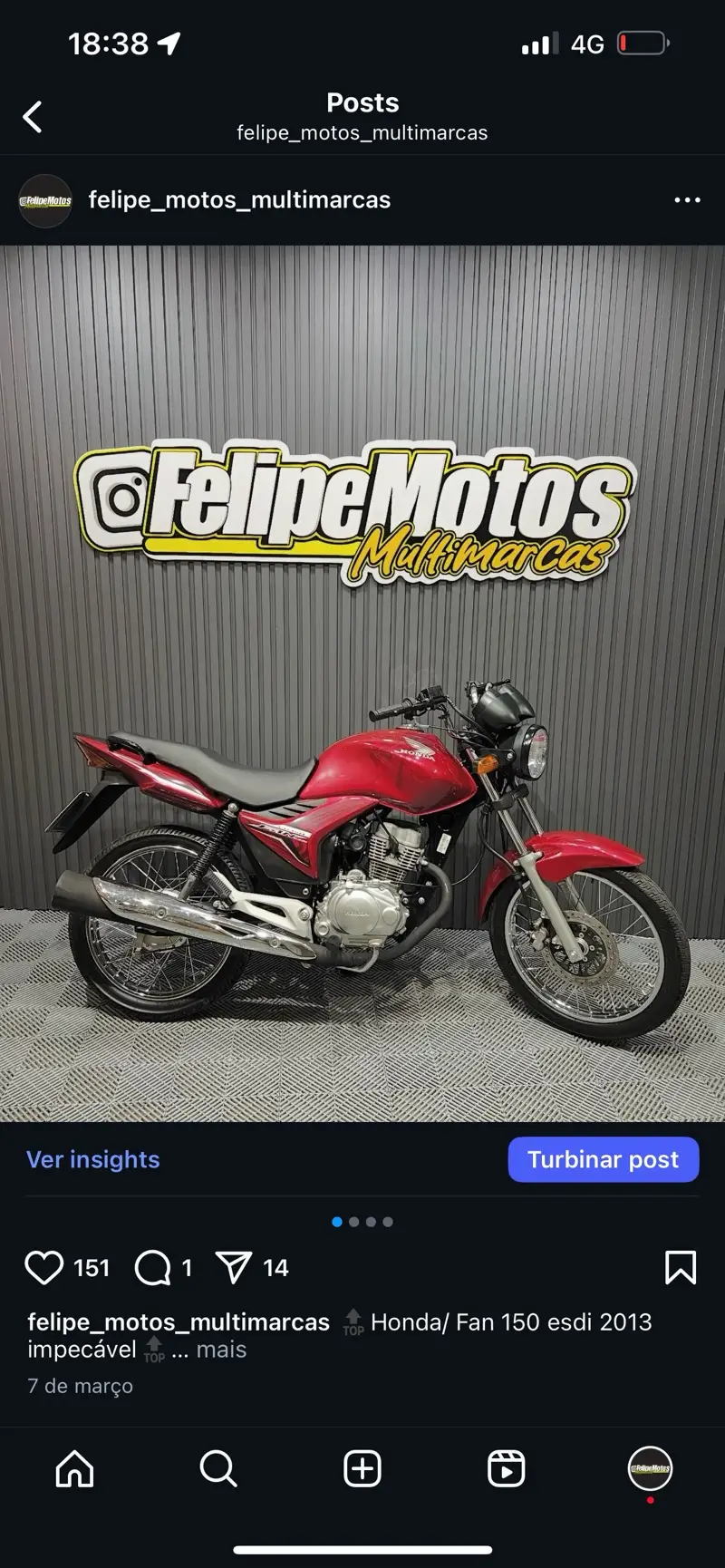 Honda CG 150 Fan ESDi