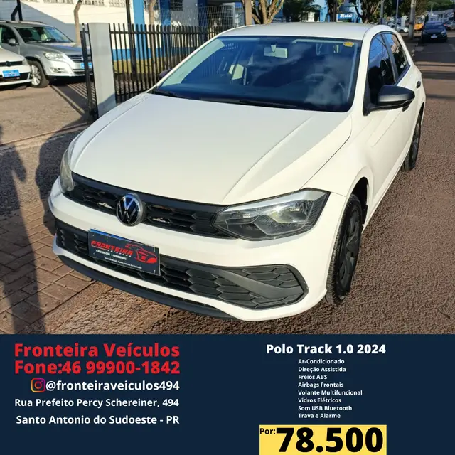Carro Volkswagen Polo 2024 Track 1.0 Flex 12V 5p