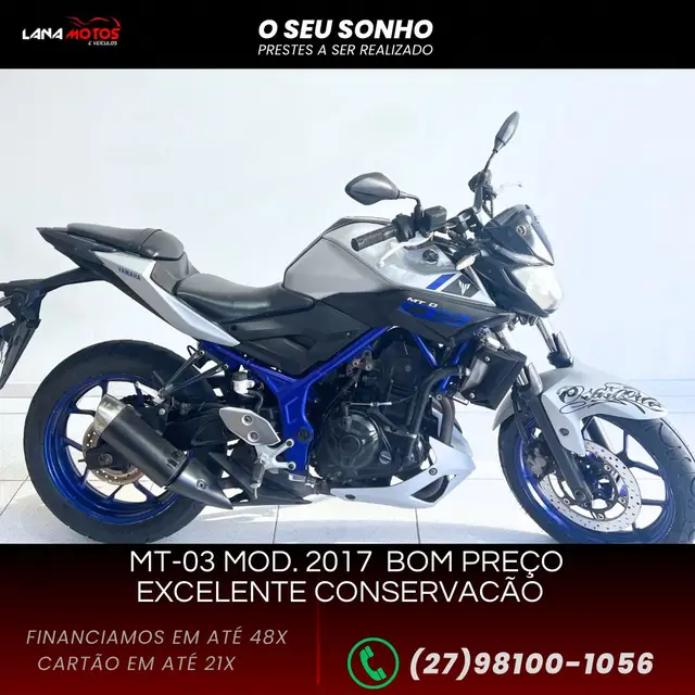 Moto Yamaha MT-03 2017 STD