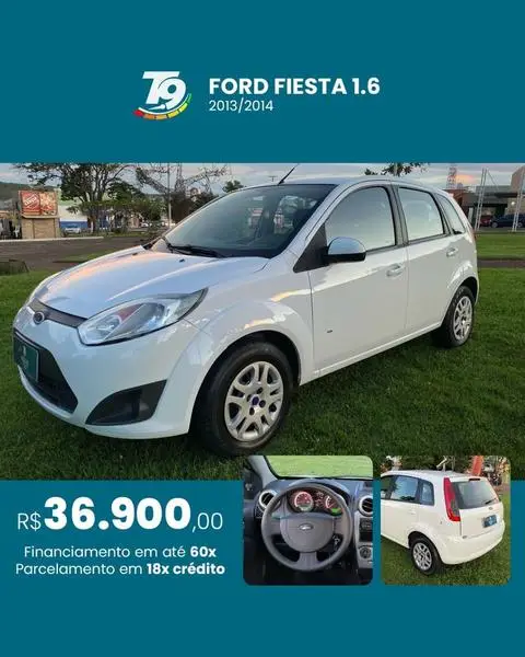 Carro Ford Fiesta Hatch 2014 SE Rocam 1.6 (Flex)