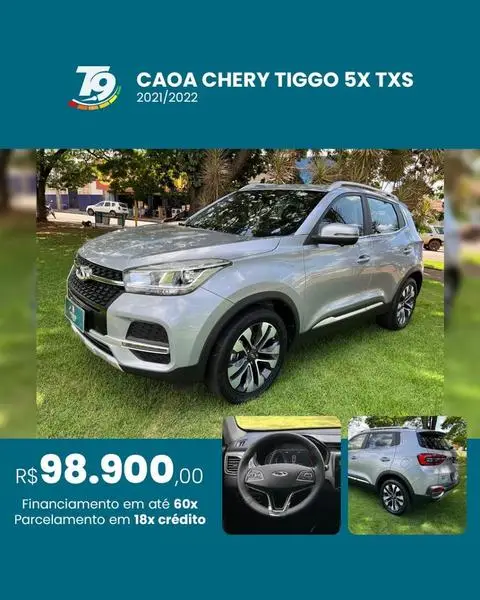 Carro CAOA Chery Tiggo 5X Pro 2022 1.5 Turboflex (Aut)