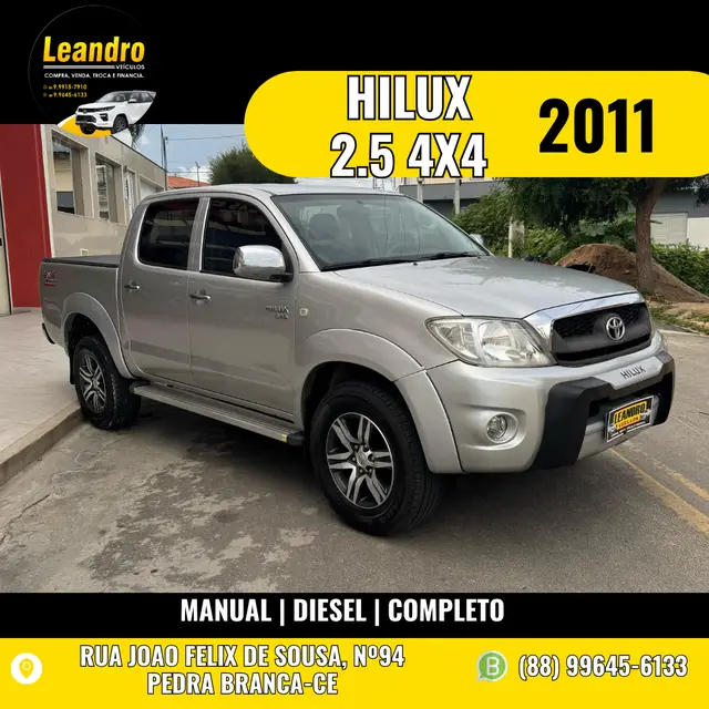 Carro Toyota Hilux Cabine Dupla 2011 Hilux STD 4x4 2.5 (cab. dupla)