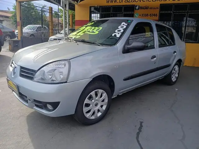 Carro Renault Clio Sedan 2007 Authentique 1.0 16V (flex)