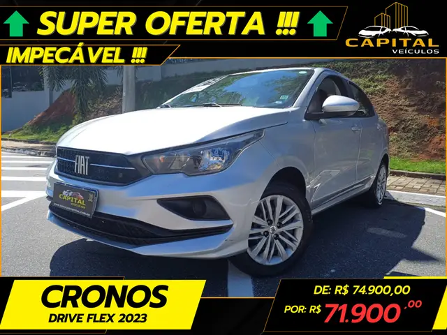 Carro Fiat Cronos 2023 Drive 1.0 (Flex) MT