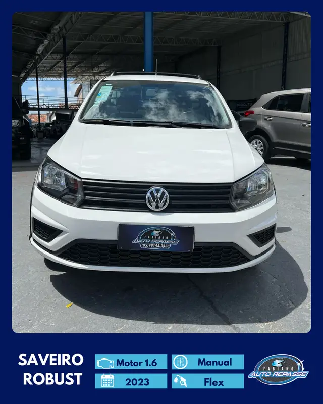 Carro Volkswagen Saveiro 2023 Robust 1.6 MSI CS (Flex)