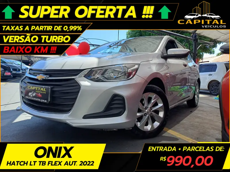 Chevrolet Onix LT 1.0 Turbo (Flex) (Aut)