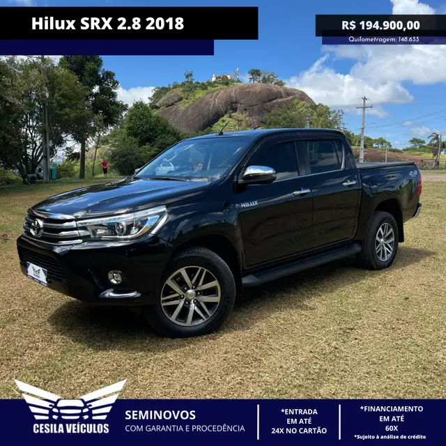 Carro Toyota Hilux Cabine Dupla 2018 Hilux 2.8 TDI SRX CD 4x4 (Aut)