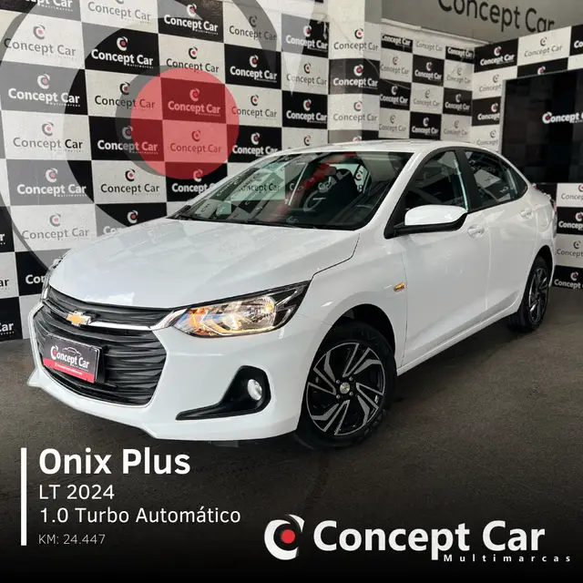 Carro Chevrolet Onix Plus 2024 LT 1.0 Turbo (Aut.)