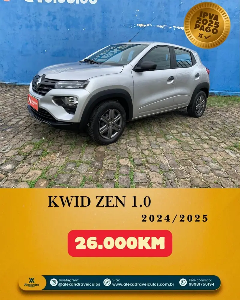 Renault Kwid Zen 1.0 12v SCe (Flex)