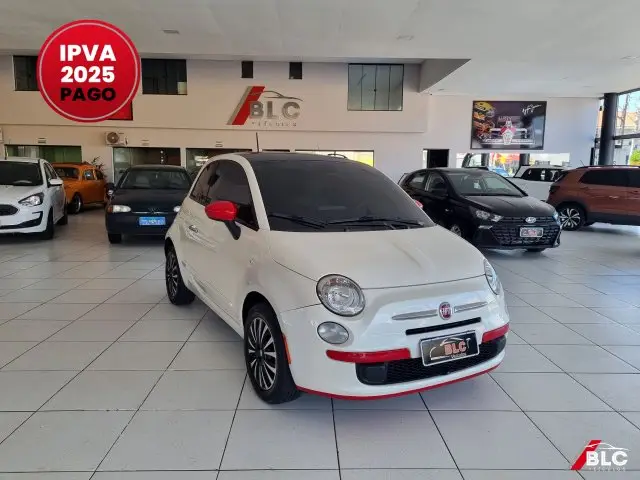 Carro Fiat 500 2015 Cult Dualogic 1.4 Evo (Flex)