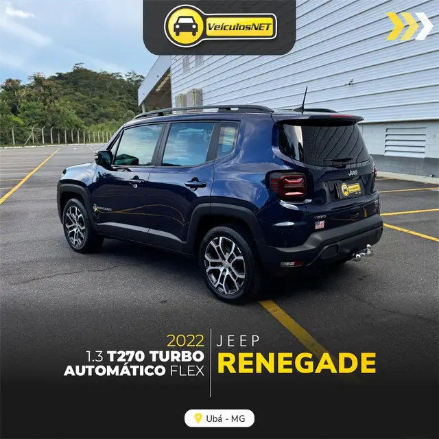 Carro Jeep Renegade 2022 Longitude 1.3 Turbo 4x2
