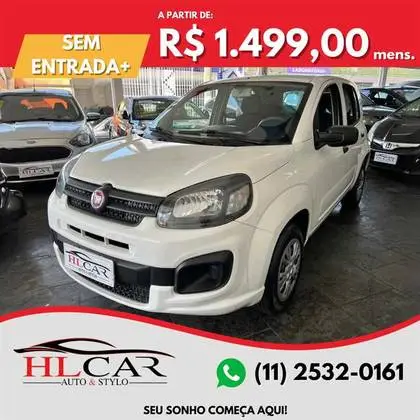 Carro Fiat Uno 2021 Attractive 1.0