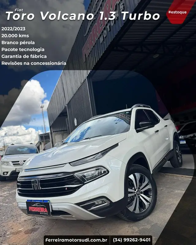 Carro Fiat Toro 2023 Volcano 1.3