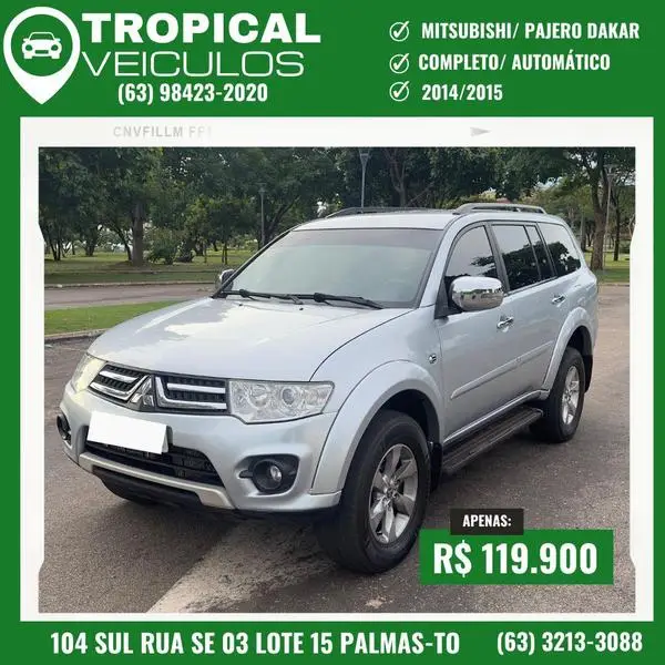 Carro Mitsubishi Pajero Dakar 2015 3.2 DI-D HD 4WD