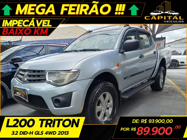 Carro Mitsubishi L200 Triton Sport 2013 3.2 Di-D 4x4 GLS