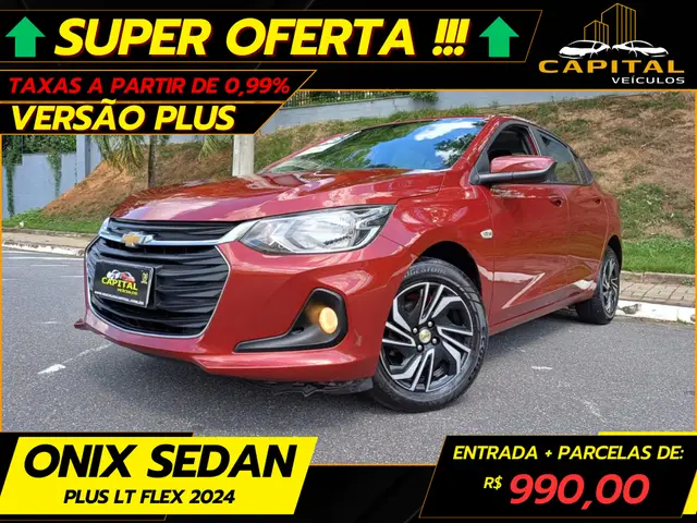 Carro Chevrolet Onix Plus 2024 LT 1.0