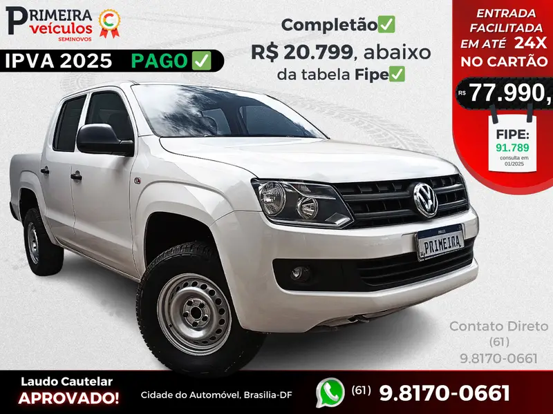 Volkswagen Amarok 2.0 S 4x4 TDi (Cab Dupla)