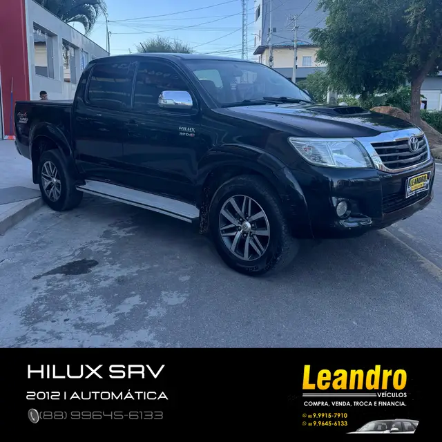 Carro Toyota Hilux Cabine Dupla 2012 Hilux 3.0 TDI 4x4 CD SRV (Aut)