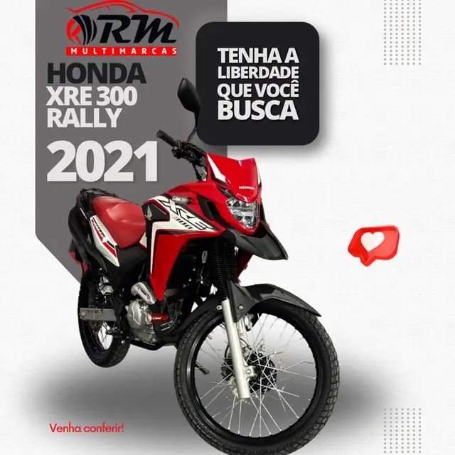 Carro Honda XRE 300 2021 (ABS) (Flex)