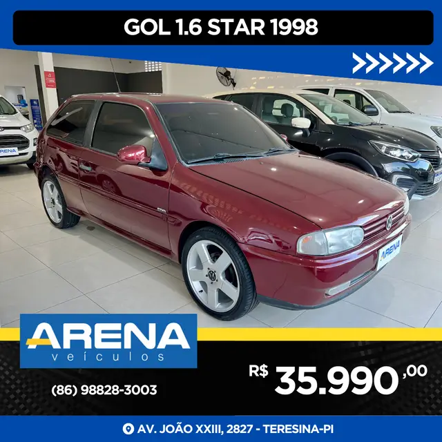 Carro Volkswagen Gol 1998 Star 1.6 MI