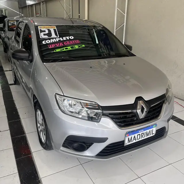 Carro Renault Logan 2021 Life 1.0 12V SCe (Flex)
