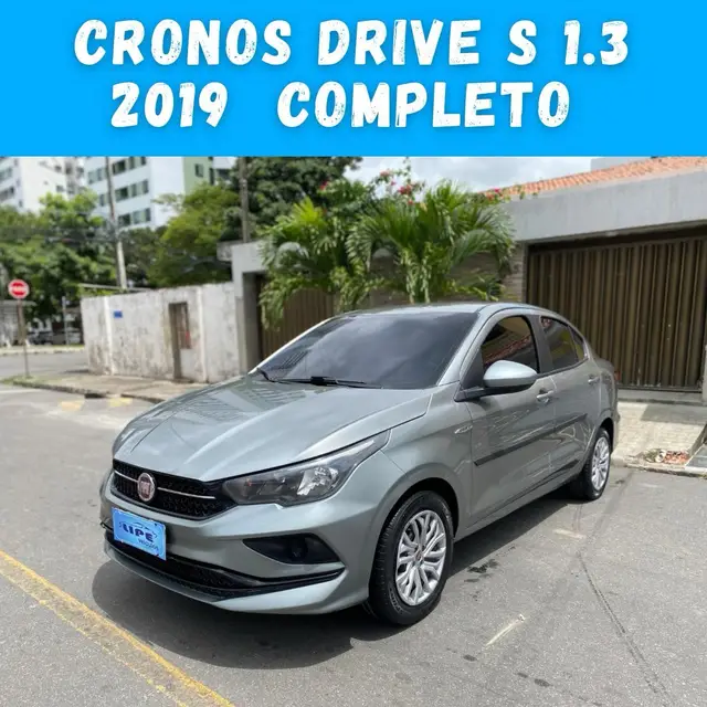 Carro Fiat Cronos 2019 1.3 Drive Firefly (Flex)