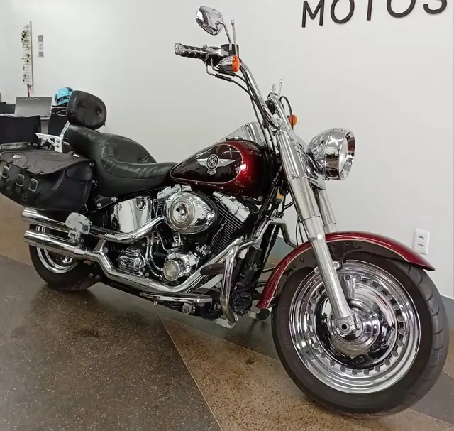 Carro Harley-Davidson Fat Boy FLSTF 2014 Fat Boy FLSTF
