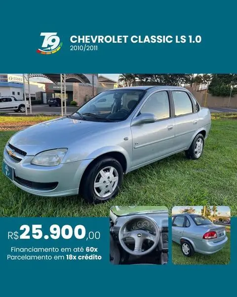 Carro Chevrolet Classic 2011 LS VHC E 1.0 (Flex)