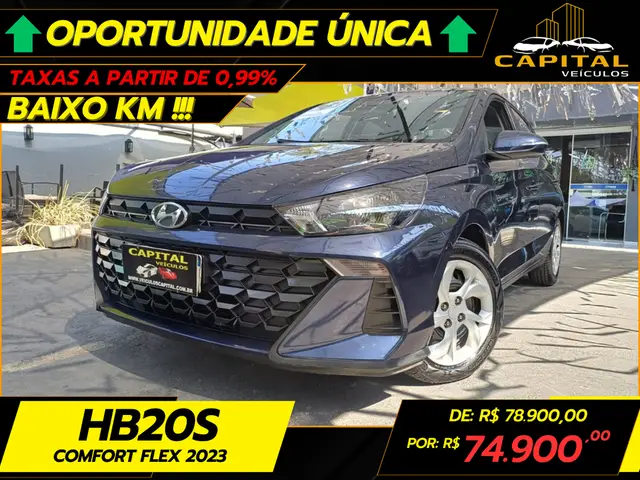 Carro Hyundai HB20S 2023 Comfort 1.0 (Flex)