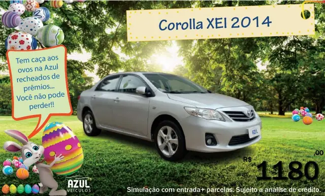 Carro Toyota Corolla 2014 2.0 XEi Multi-Drive S (Flex)