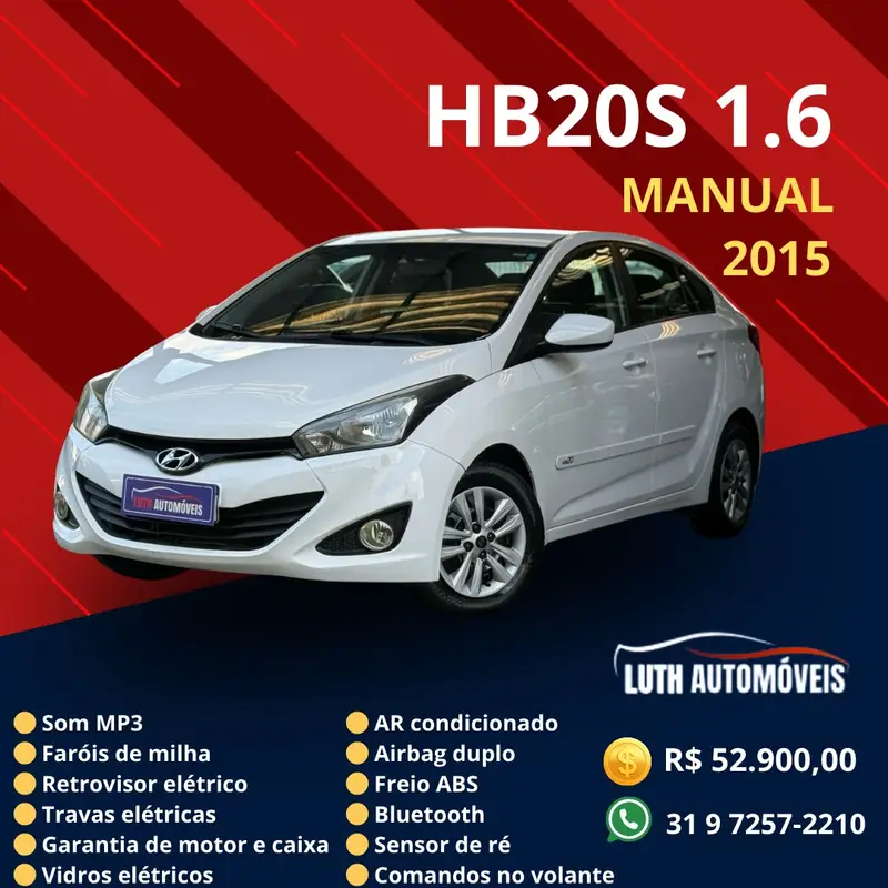 Hyundai HB20S 1.6 Comfort Plus (Flex)