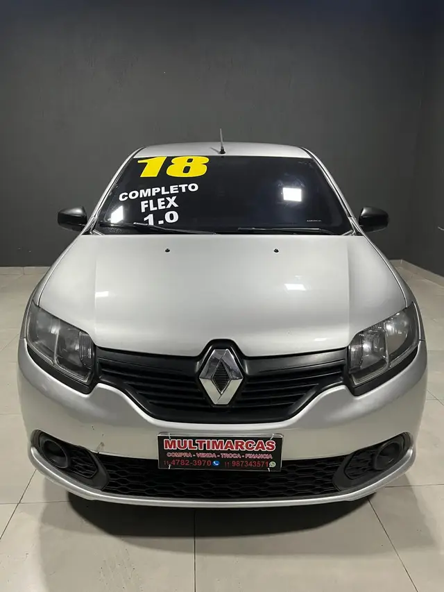 Carro Renault Sandero 2018 Authentique 1.0 12V SCe (Flex)
