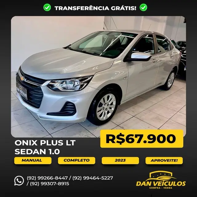 Carro Chevrolet Onix Plus 2023 LT 1.0