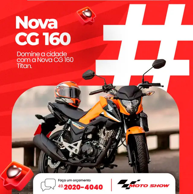 Carro Honda CG 160 2025 Titan
