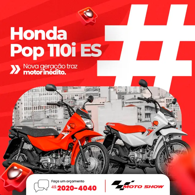 Carro Honda Pop 110i 2026 ES