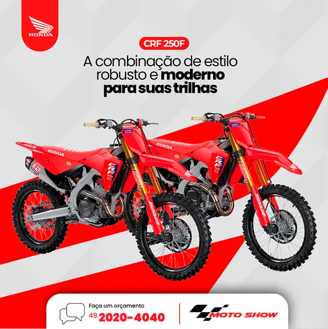 Carro Honda CRF 250 2025 R
