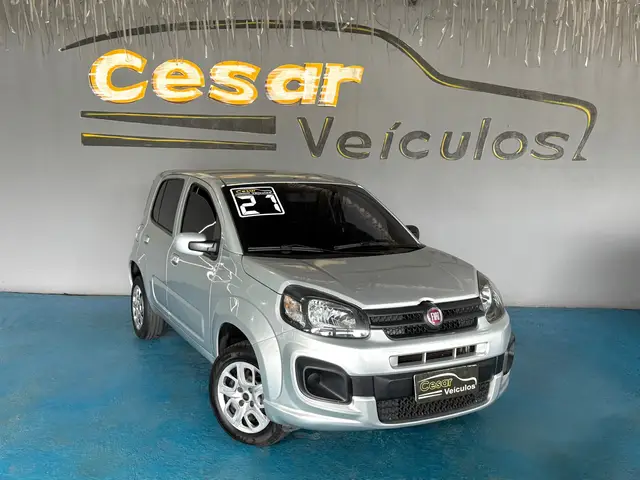 Carro Fiat Uno 2021 Attractive 1.0
