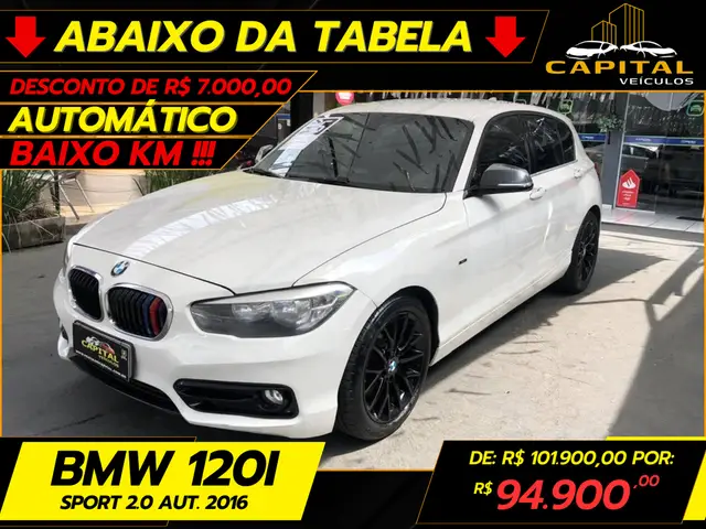 Carro BMW 120i 2016 120i Sport ActiveFlex