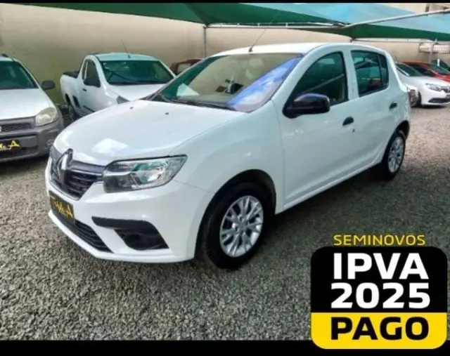 Carro Renault Sandero 2020 Life 1.0 12V SCe (Flex)