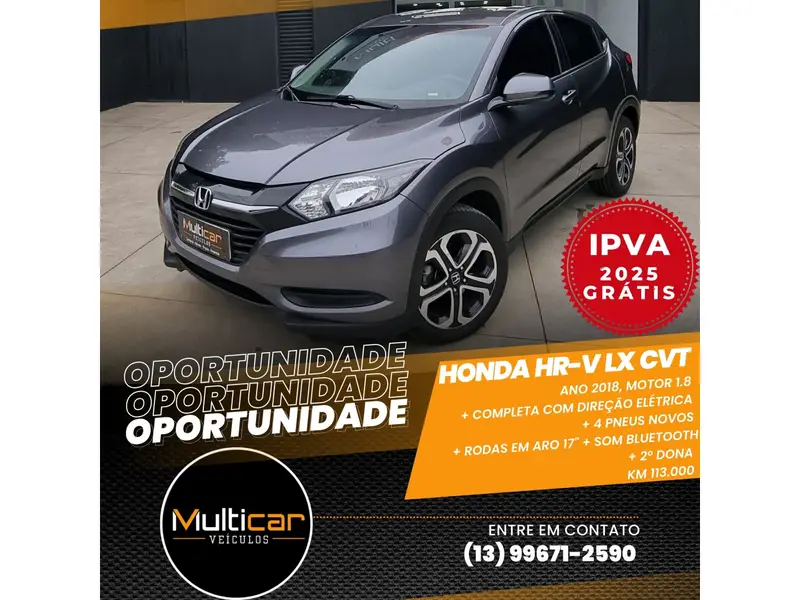 Honda HR-V LX CVT 1.8 I-VTEC FlexOne