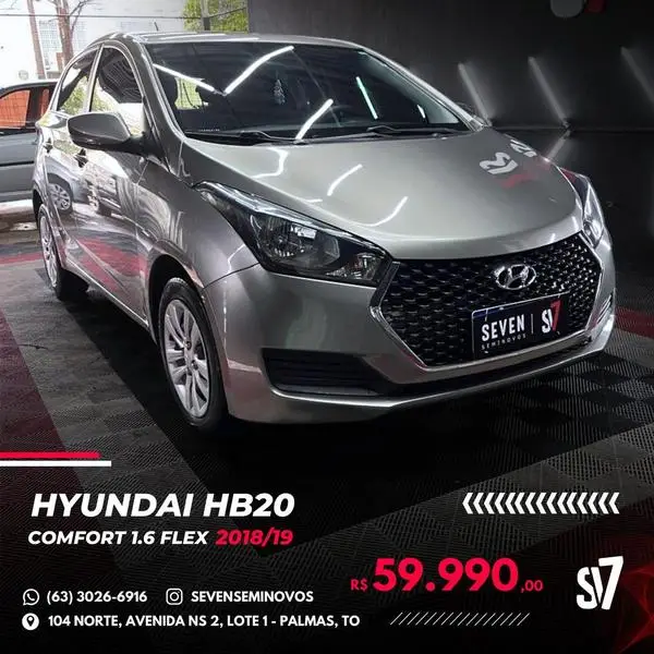 Carro Hyundai HB20 2019 1.0 Comfort (Flex)