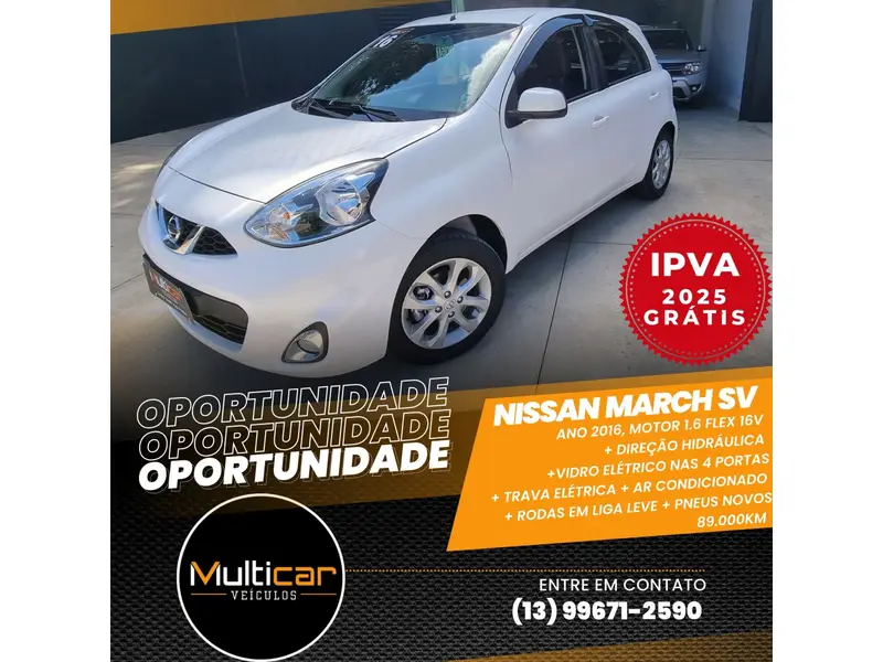 Nissan March 1.6 16V SV (Flex)