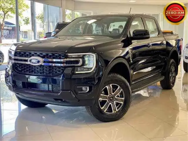 Carro Ford Ranger Cabine Dupla 2025 Black 2.0 Turbodiesel 4x2 (Aut.)