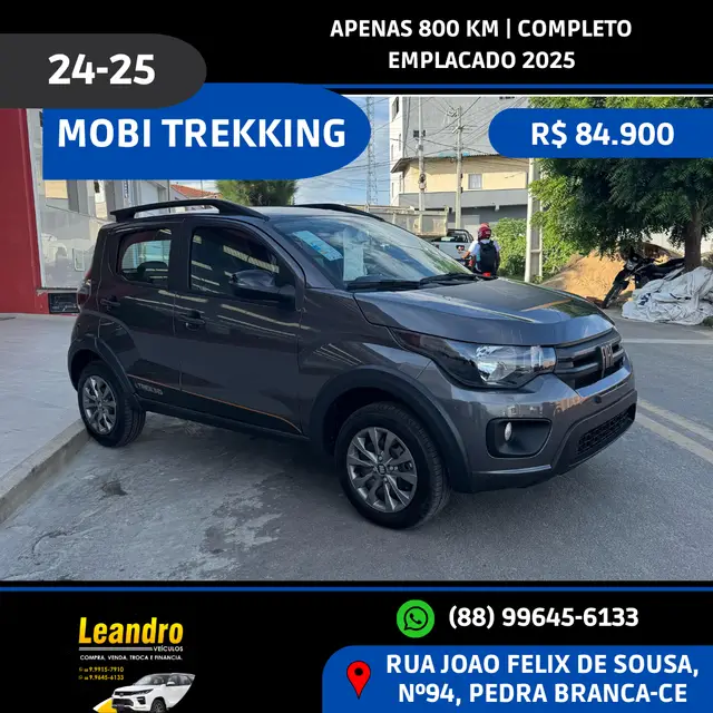 Carro Fiat Mobi 2025 Trekking 1.0