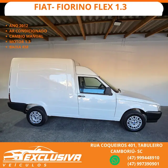 Carro Fiat Fiorino 2012 Furgão 1.3 (Flex)