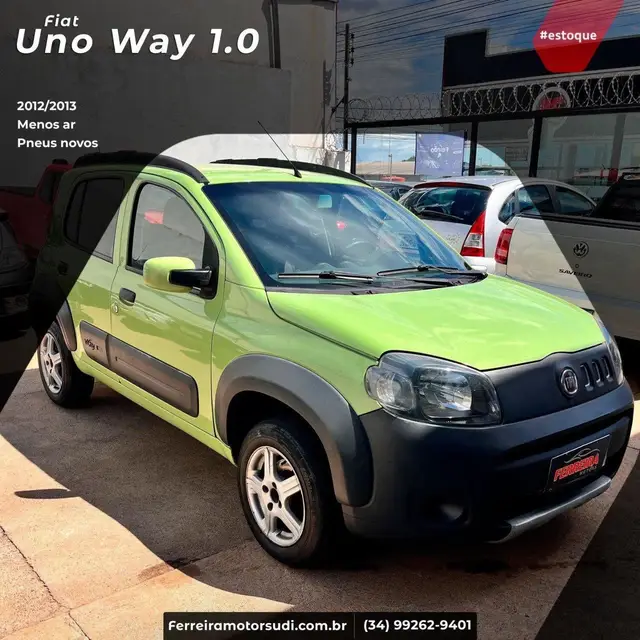 Carro Fiat Uno 2013 Way 1.0 8V (Flex) 4p