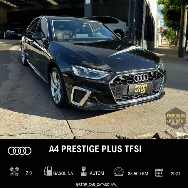 Carro Audi A4 2021 Prestige Plus 40 2.0 TFSI S-Tronic (Aut)