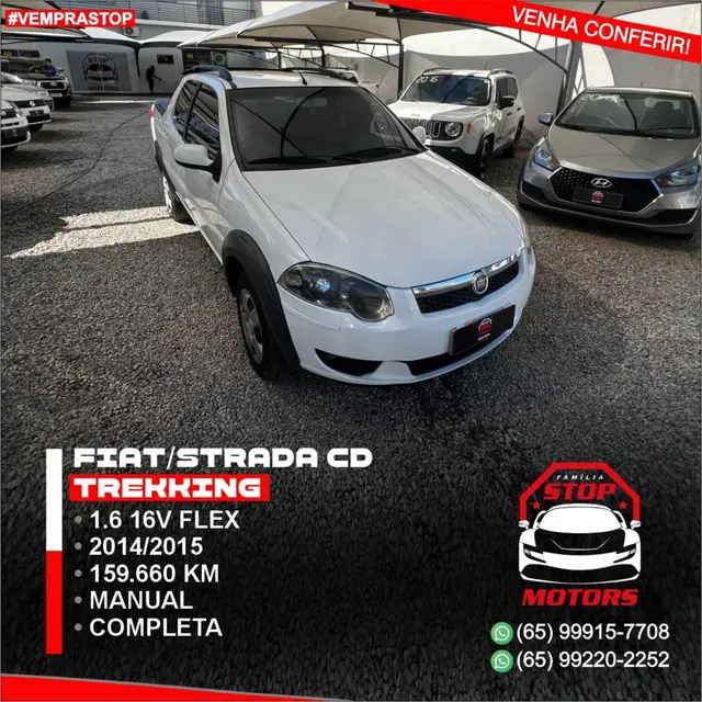Carro Fiat Strada 2015 Trekking 1.6 16V (Flex) (Cabine Dupla)