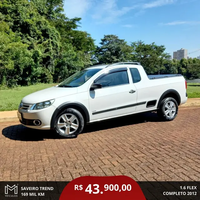 Carro Volkswagen Saveiro 2012 1.6  (Flex) (cab. estendida)