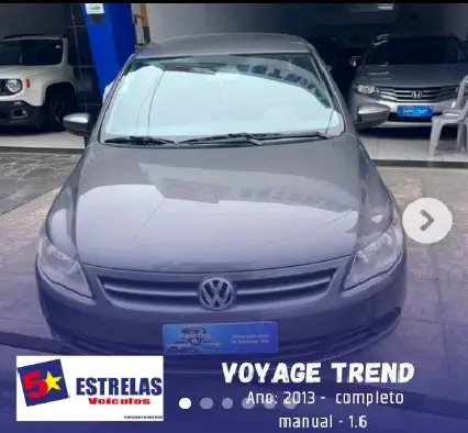 Carro Volkswagen Voyage 2013 (G6) I-Motion 1.6 (Flex)